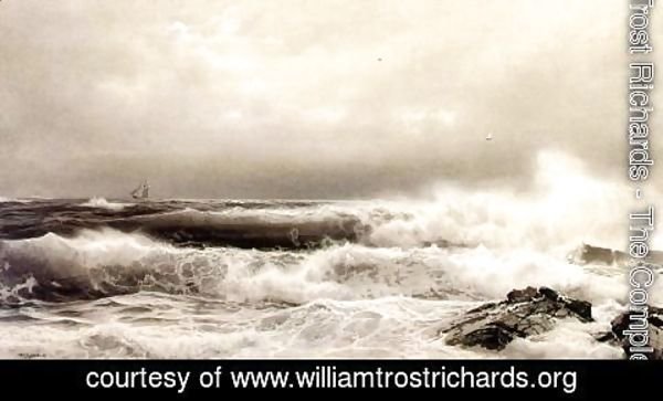 William Trost Richards - A Storm