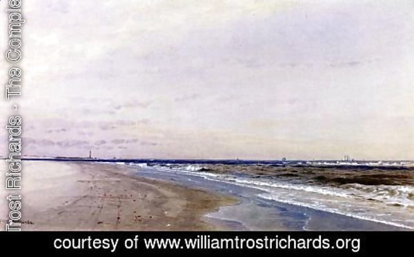 William Trost Richards - Abescon Light, Atlantic City, NJ