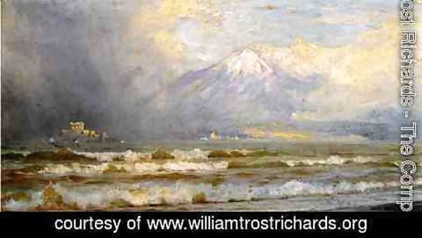 William Trost Richards - Vesuvius in winter