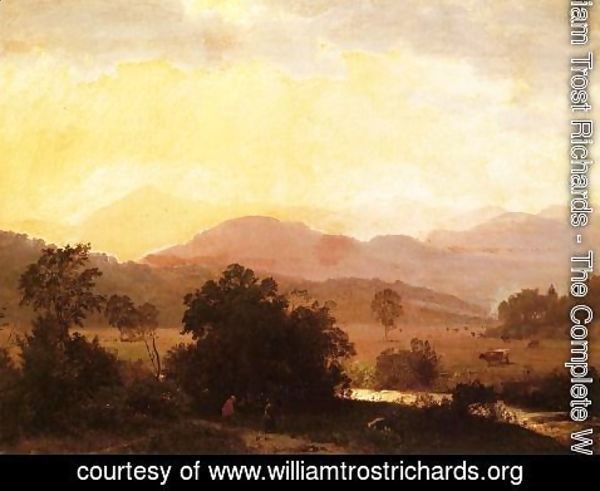 William Trost Richards - View of the Adirondacks