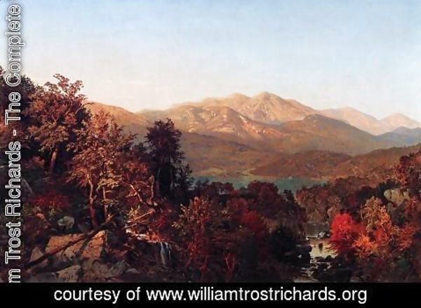William Trost Richards - Autumn in the Adirondacks I