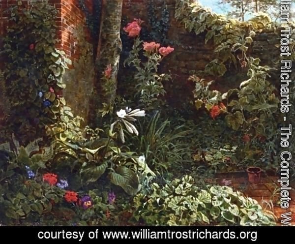 William Trost Richards - The Neglected Garden