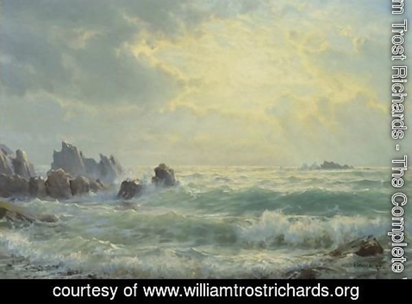 William Trost Richards - Sunrise at the Shore