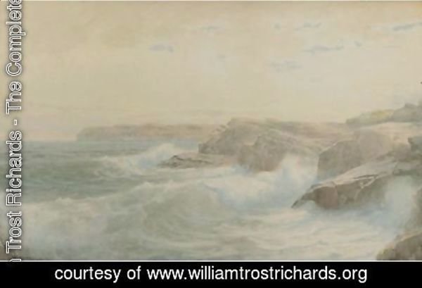 William Trost Richards - Breaking Waves 3