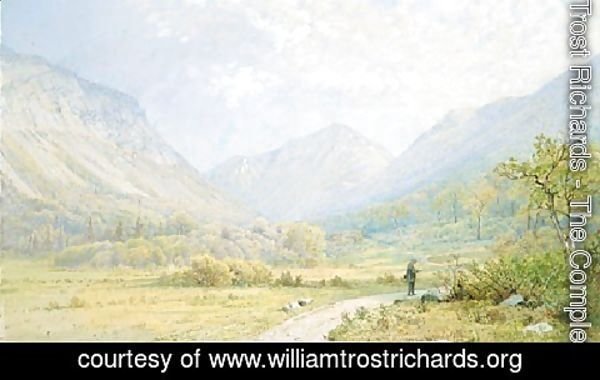 William Trost Richards - Franconia Notch  New Hampshire
