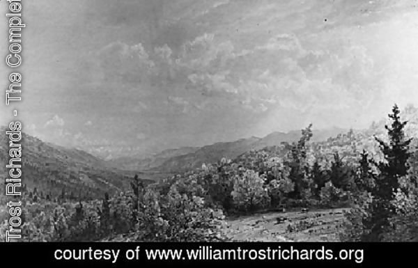 William Trost Richards - From The Flume House  Franconia  New Hampshire
