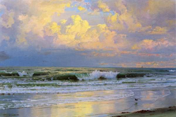 Breaking Waves I by William Trost Richards