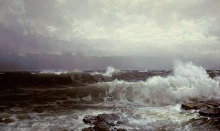 Breakers At Beaver by William Trost Richards