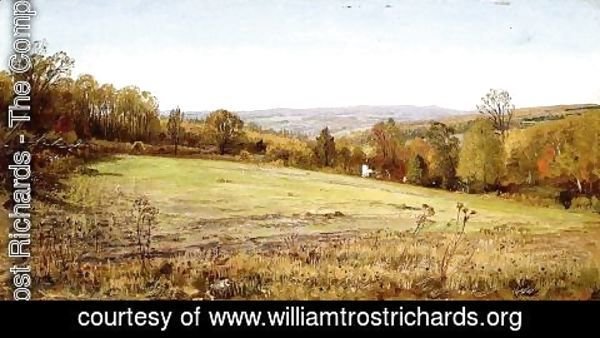William Trost Richards - Chester County Landscape