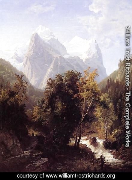 William Trost Richards - Path Through the Mountains