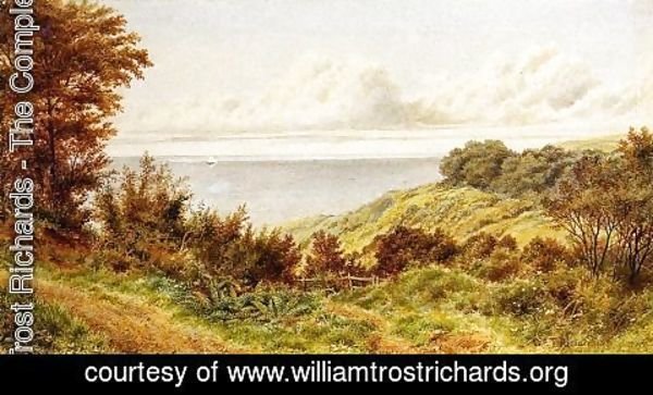 William Trost Richards - Overlooking the Coast