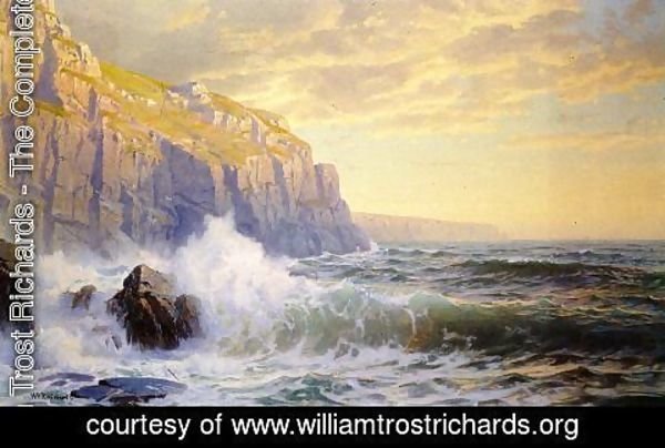 William Trost Richards - Cornish Headlands