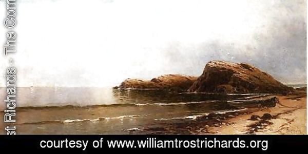 William Trost Richards - Morning: Old Fort (Dumpling), Conanicut, Rhode Island