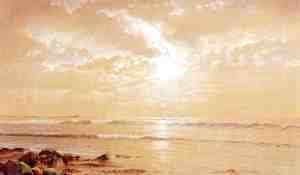 William Trost Richards - On the Beach - Moonlight