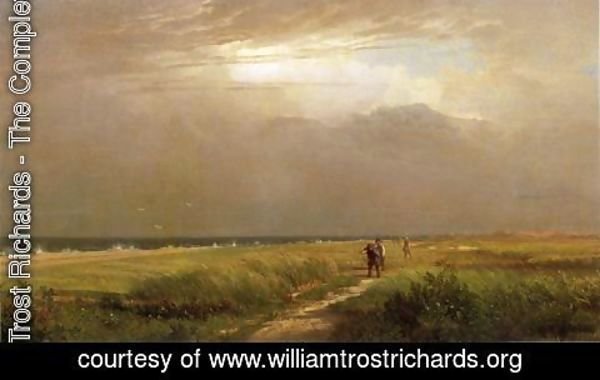 William Trost Richards - Men on the Shore
