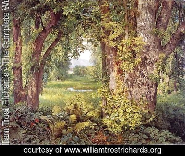 William Trost Richards - Into the Woods