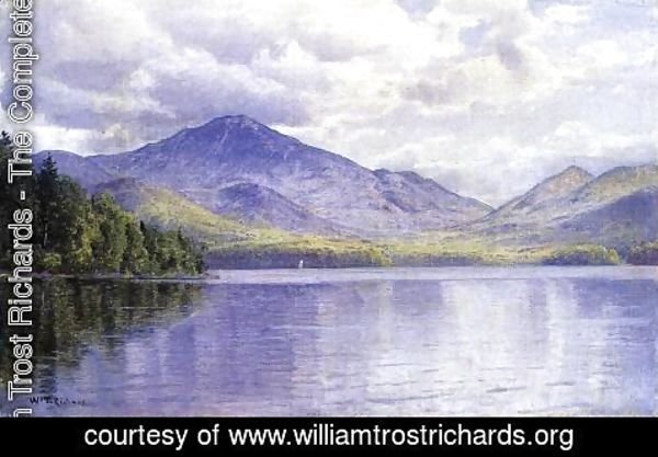 William Trost Richards - Lake Placid, Adirondack Mountains