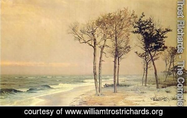 William Trost Richards - Coastal Landscape