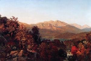 William Trost Richards - Autumn in the Adirondacks I