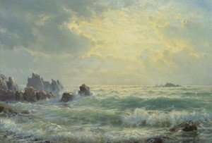 William Trost Richards - Sunrise at the Shore