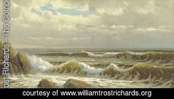 William Trost Richards - Crashing Surf