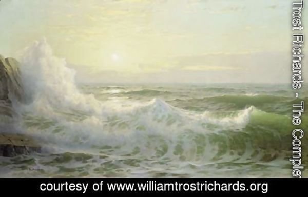 William Trost Richards - Sunlit Waves