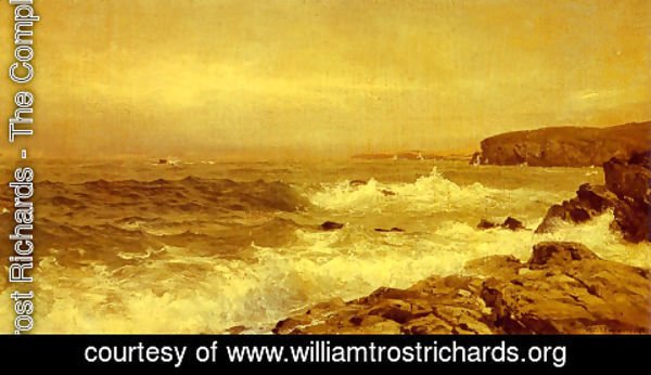 William Trost Richards - Rocky Sea Coast