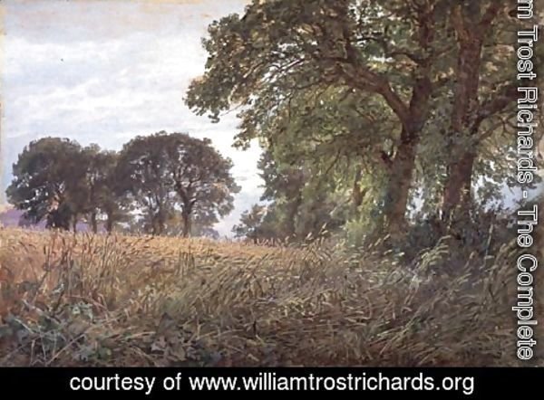 William Trost Richards - Tennysons Farm  Farmington  Isle Of Wight